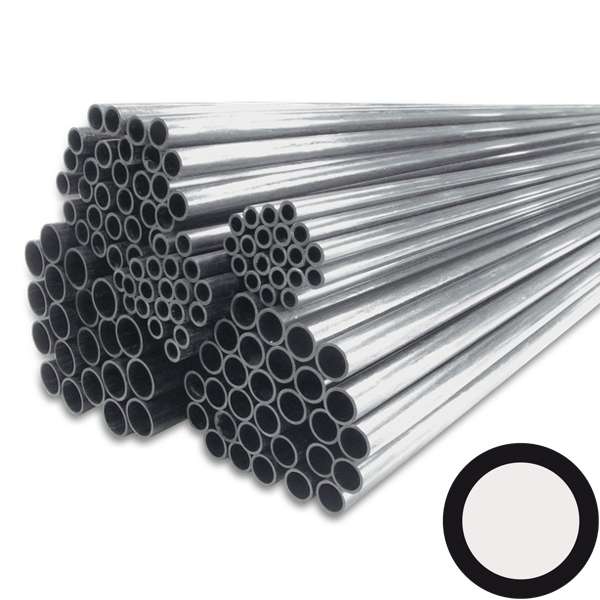 CFRP round tube, pultruded, Ø 10.0/8.0 mm, 1000mm long, R&G # 7310081