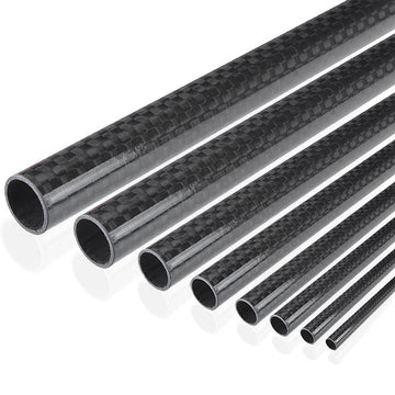 CFK-Rundrohr gewickelt, 3k-LW (Ø 8,8 / 8) x 1000 mm, ca. 18g, R&G # 7409081