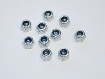 Lock nut M2 DIN 985, galvanized (10 pieces)