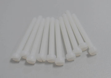 Nylon-Schrauben M5x50, Zylinderkopf mit Schlitz (10er-Packung)