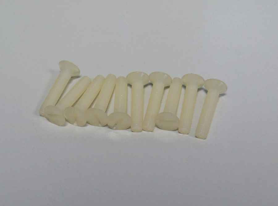 Nylon-Senkschrauben M5x25 (10er-Packung)