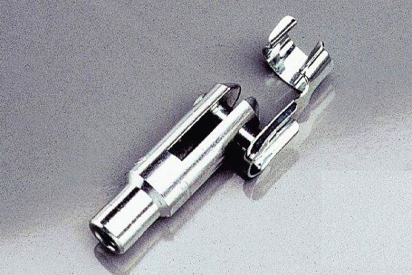 Alu Clevis M3, 4mm pin and 2.5mm slot for servo arm (pack of 2)