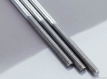 Gewindestange M3x200mm, 20mm einseitig gerolltes Gewinde, 10er-Pack