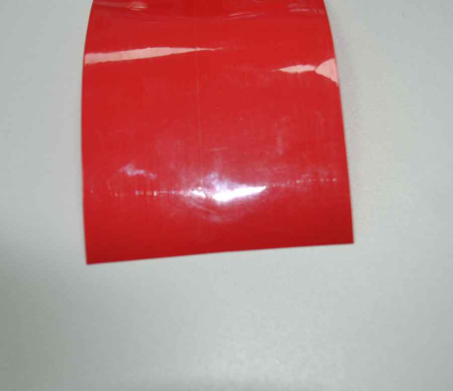Heat Shrink Tubing 2:1, ø 45mm (70mm flat), red, PU 1 meter