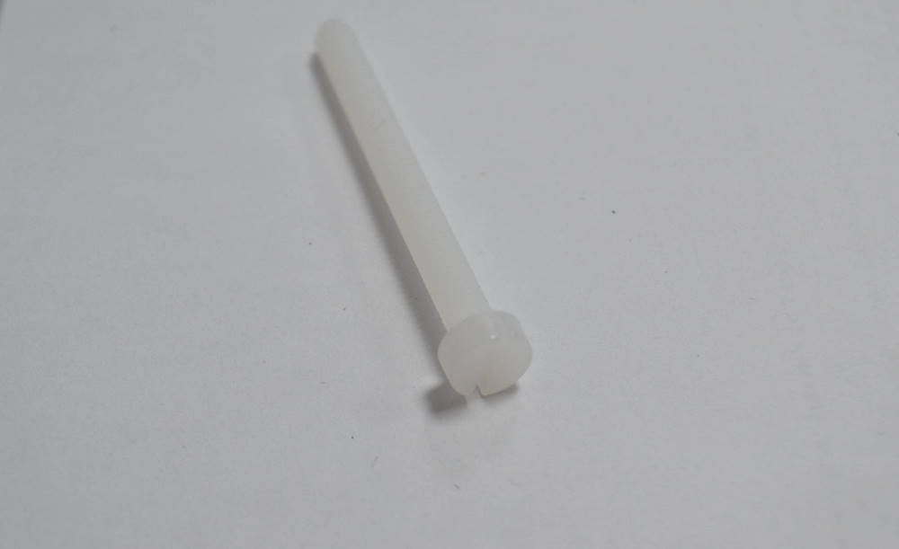 Nylon Screw M 5x50, Slotted Cylindrical Head (single)