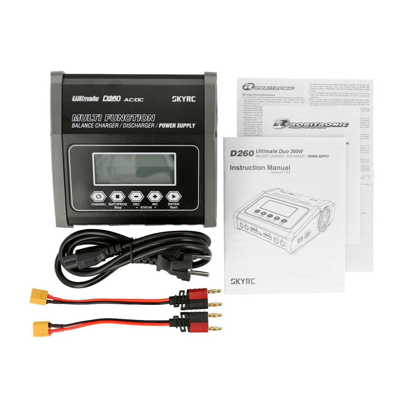 SkyRC D260 AC/DC Ladegerät LiPo 1-6s 14A 260W, # SK100157