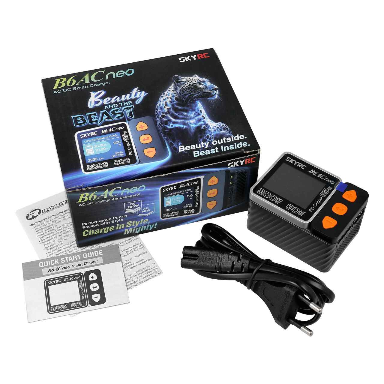 SkyRC B6AC Neo, 1-6 LiPo, 10A, 200W, 12 or 220V, # SK100200-1