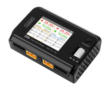ToolkitRC M6D, 2x 1-6S LiPo Lader, bis 500W Ladeleistung, DC 7-28V