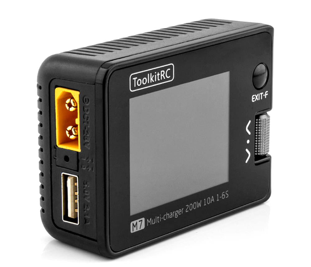 ToolkitRC M7 LiPo 1-6S, 10A, Ladegerät DC 7-28V