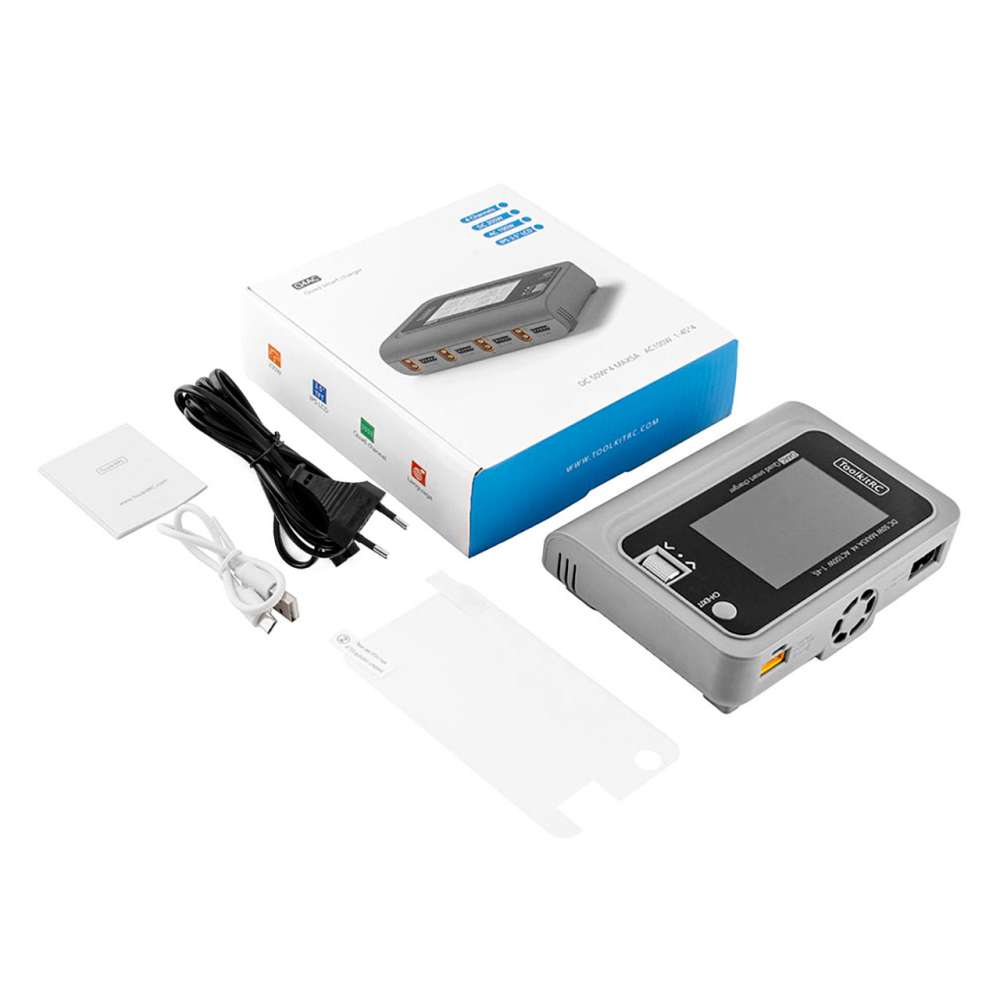 ToolkitRC Q4AC, 1-4S LiPo, 5A, 4-Channel Charger AC/DC, # TK12000