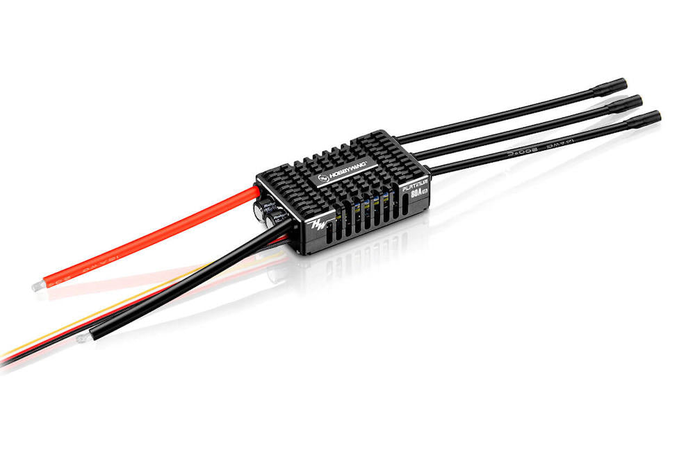 Hobbywing Platinum Brushless Regler 80A V5, 3-8S, 8/20A HV BEC, # HW30203201