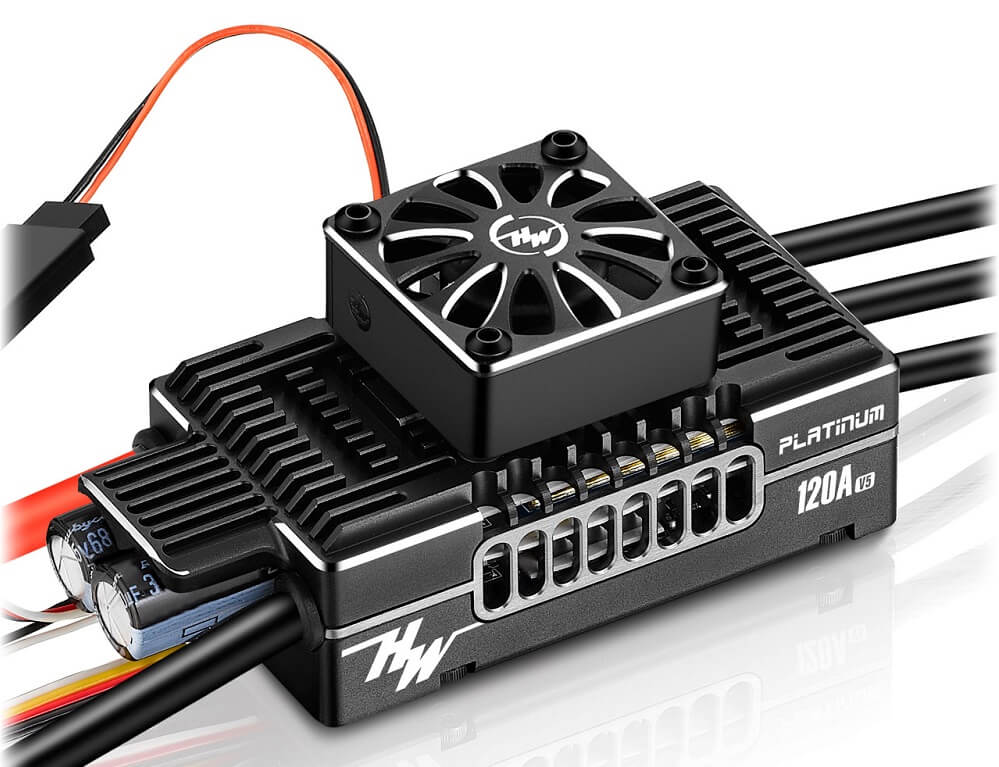 Hobbywing Platinum PRO Brushless Regler 120A V5, 3-8S, BEC 10/30A, # HW30203402