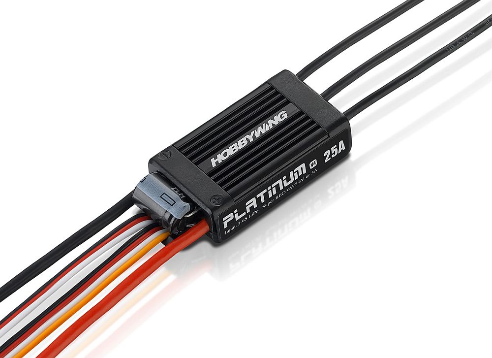Hobbywing Platinum PRO Brushless Regler 25A V4, 3-6S, BEC 3/7A, # HW30204200