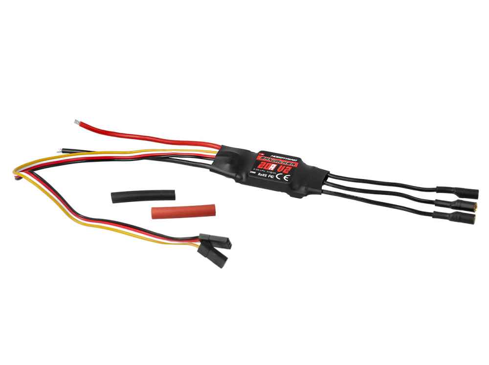 Hobbywing Skywalker Brushless Regler 20A V2, 2-3S LiPo, BEC, # HW30205200