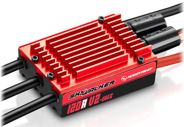 Hobbywing Skywalker Brushless ESC 120A V2, 3-8S LiPo, 10A SBEC, # HW30205450