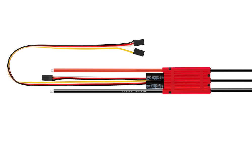 Hobbywing Skywalker Brushless ESC 120A V2, 3-8S LiPo, 10A SBEC, # HW30205450