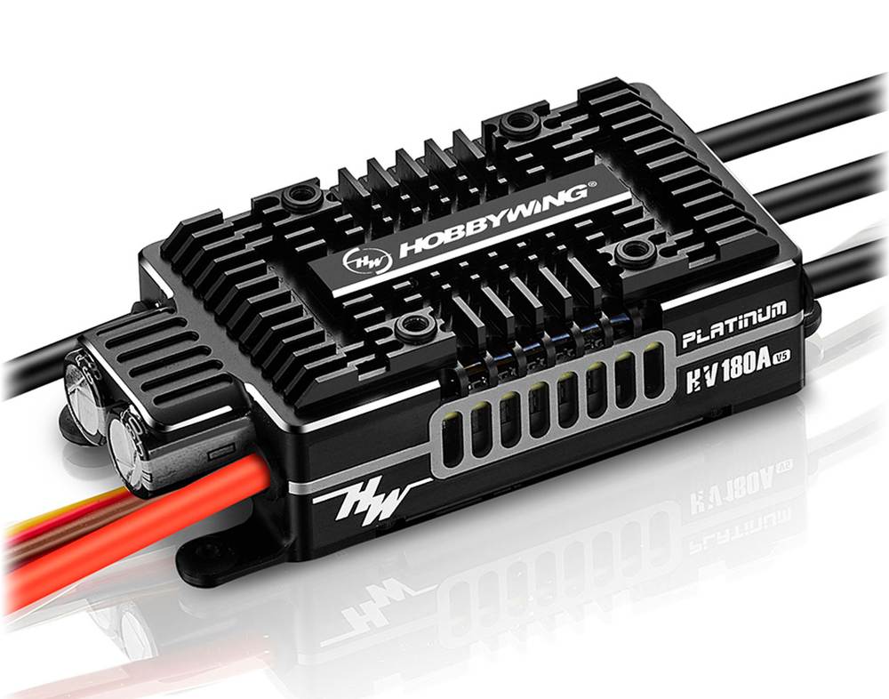 Hobbywing Platinum 180A HV V5, BEC, 180A/260A, 6-14S, 100.6x45.5x26.1mm, 251g, HW30209103