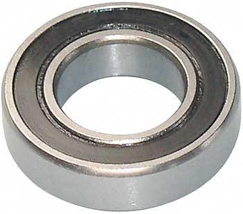 Ball bearing 12x18x4 mm with rubber seal