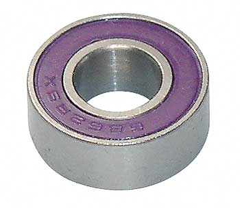 Ball bearing 6x13x5 mm with rubber seal