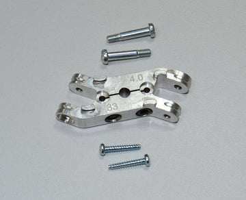 RS-Mittelteil 33/3,2/8 mit Klemm-Befestigung, Versatz, 0°, incl. Schrauben