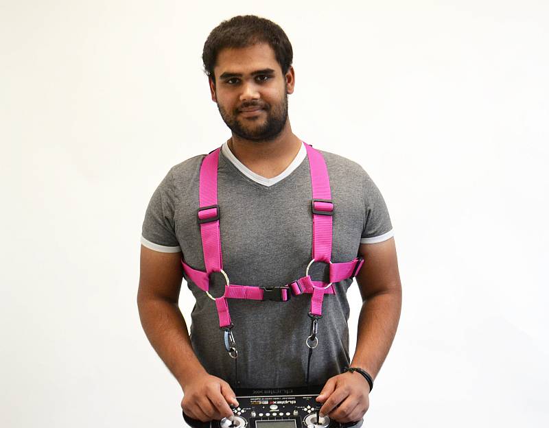 HÖLLEIN Cross Straps PINK/BLACK