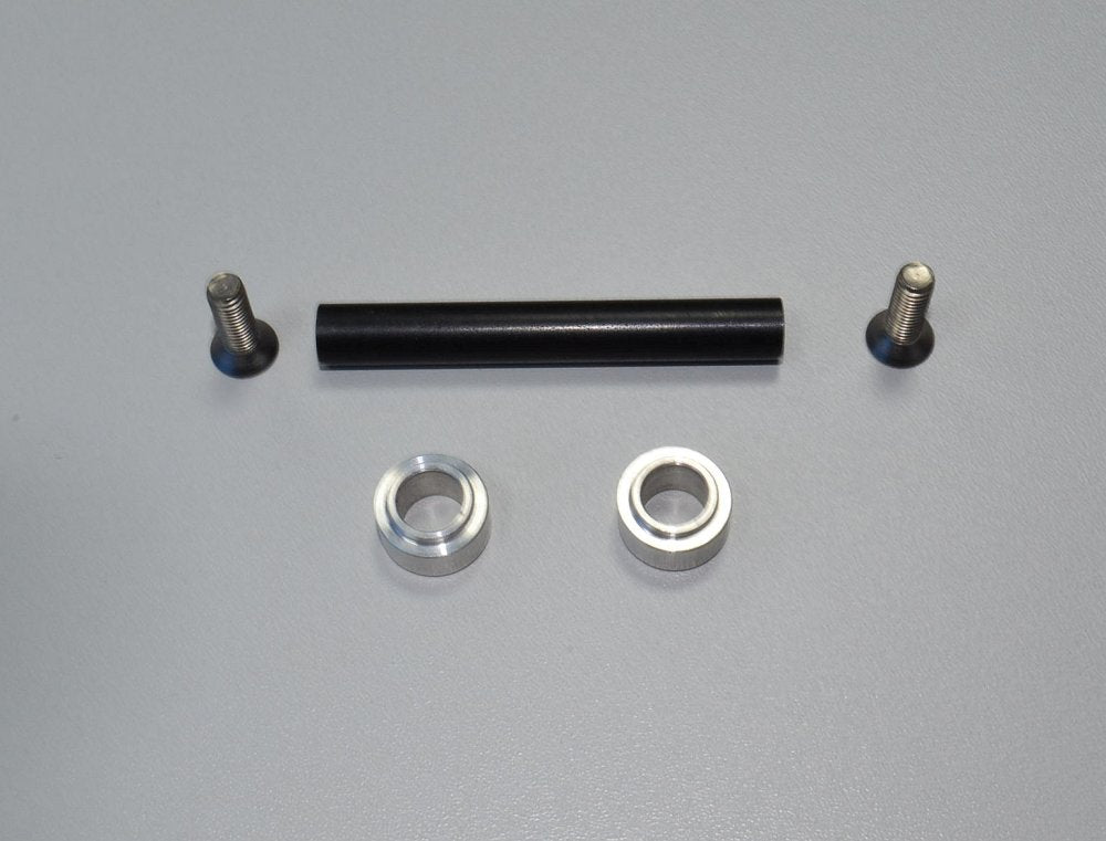 Radachse einzeln, ø5mm x 36mm, mit Zubehör, für Fema Fahrwerk 9830A