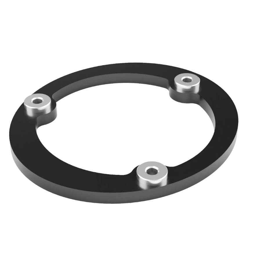 Ringspant / Montagespant mit 59mm Lochkreis, 68x75x4mm