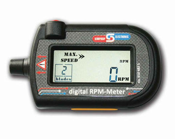 Digital Tachometer for 2-9 Blades, Simprop 0104825