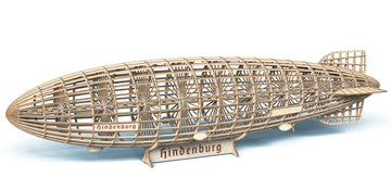 Zeppelin LZ129 Hindenburg, Wooden Construction Kit Model, Length approx. 600mm