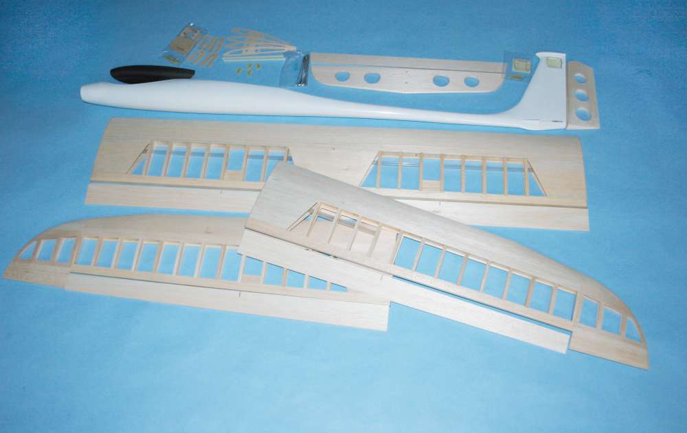 Tevarius, Elektrosegelflugmodell, Spw. 3040mm, ARC, Simprop # 0318191