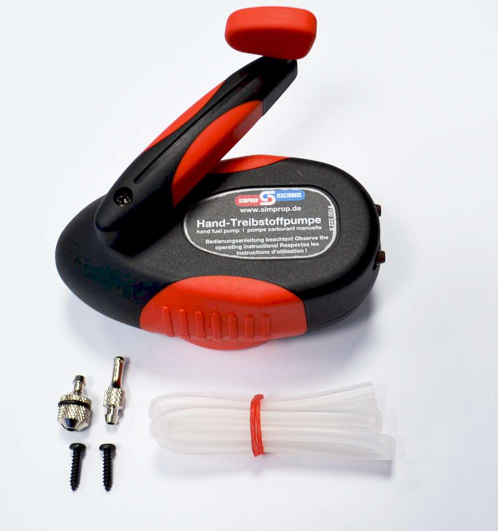 Kraftstoff-Handpumpe, für Methanol und Benzin mit Zubehör, Simprop # 1002228