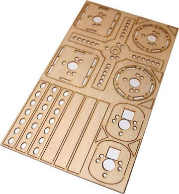 Motorträgerbausatz für Aussenläufer (1,5mm Sperrholz)