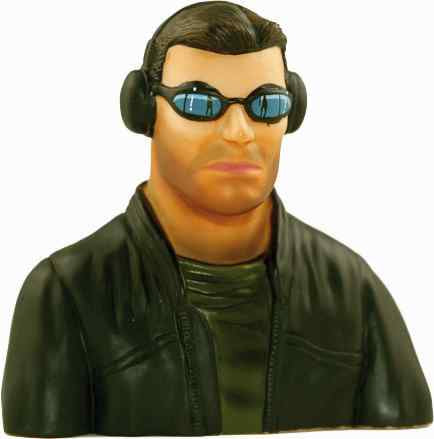Pilot Kurt", Höhe 67mm, Breite 89mm, 50g, Simprop #1018531"