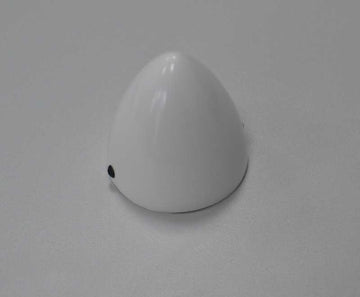 GFRP spinner, 80mm, white painted, WITHOUT propeller cutouts
