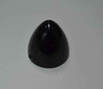 GFK-Spinner, 80mm, schwarz lackiert, OHNE Luftschrauben-Ausschnitte