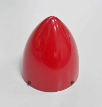 GFK-Spinner, 90mm, rot lackiert, OHNE Luftschrauben-Ausschnitte