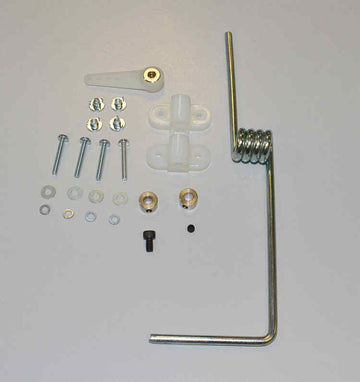 Steerable nose landing gear bent, length 95mm, ø 4mm, Simprop # 1070398