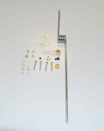 Steerable nose landing gear straight, length 175mm, ø 4mm, Simprop # 1070401