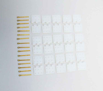 Nylonscharniere für Großmodelle, 19mm x 35mm, extra stark, VE 15, Simprop # 1071025