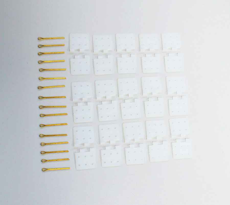 Nylonscharniere für Großmodelle, 19mm x 35mm, extra stark, VE 15, Simprop # 1071025