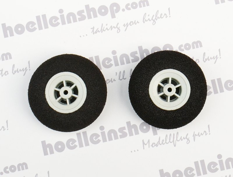 Profile-Light Wheels, 45mm diameter, 17mm wide, 3mm axle bore, Simprop # 1075187