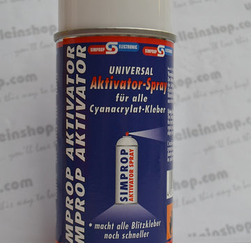 Aktivatorspray für Sekundenkleber, 150ml Dose, Simprop # 1103563