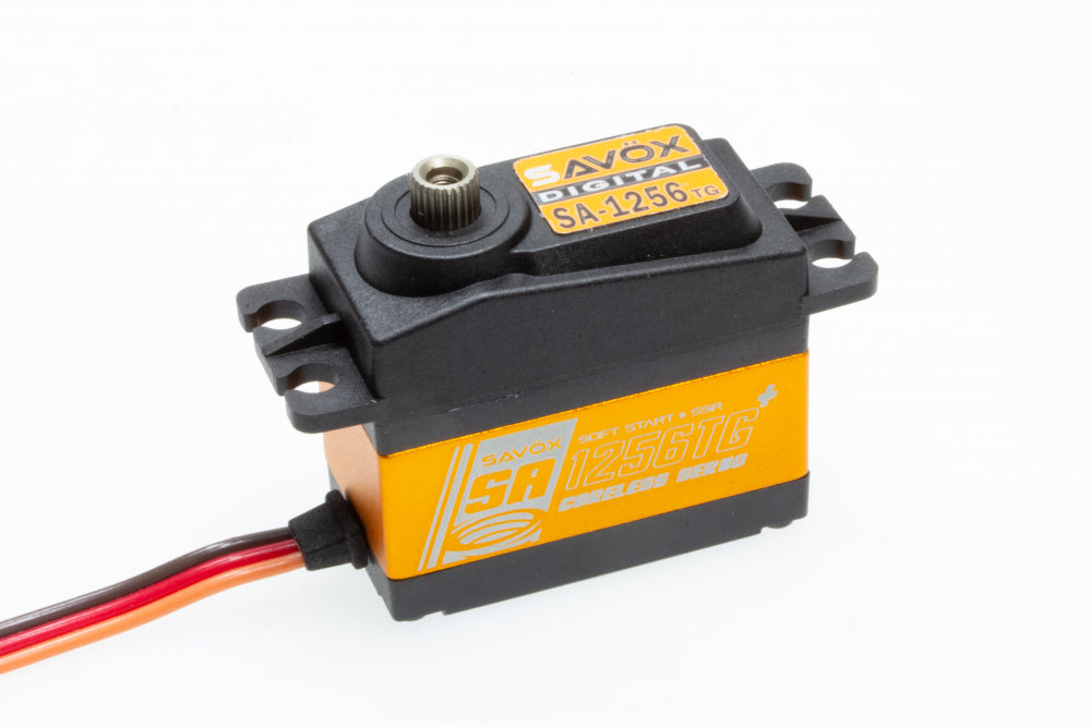 Savox SA-1256TG+ Digital Servo, 40.3x20x37.2mm, 64g, 200Ncm/0.15sec. @ 6V