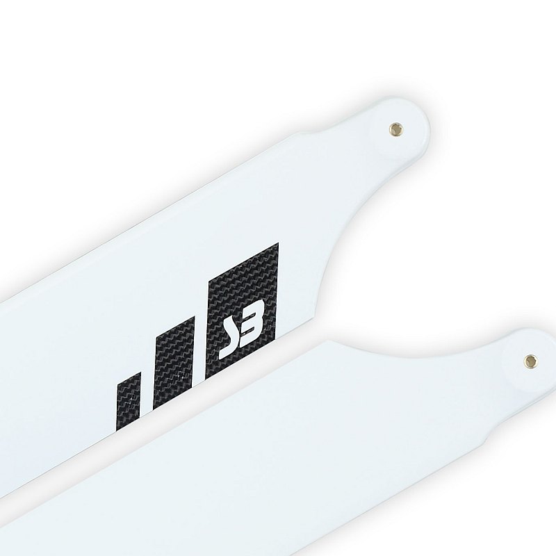 Spinblades 2-Blade Semi-Symmetrical, WHITE, 350mm long, # 1842350