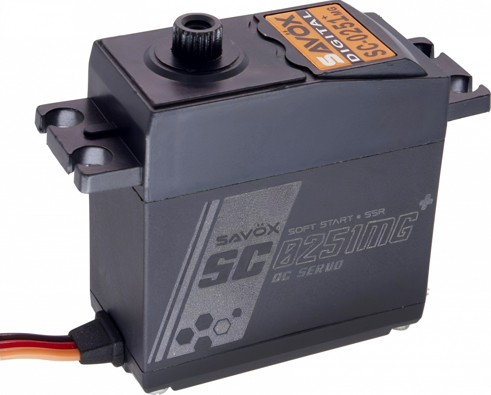 Servo Savox SC-0251MG+ Digital, 40,7x20x42,4mm, 160N/cm @ 6Volt, 61g