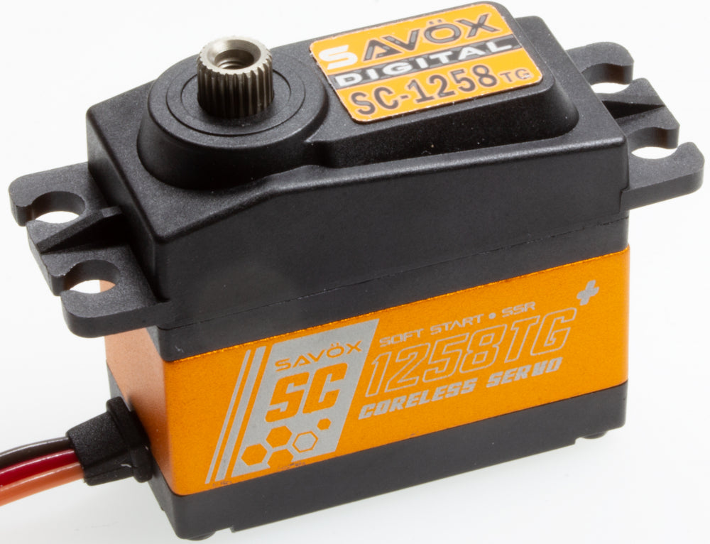 Servo Savox SC-1258TG+ Digital, Heli, 40.3x20.2x37.2mm, 64g, 120Ncm/0.08sec @6V