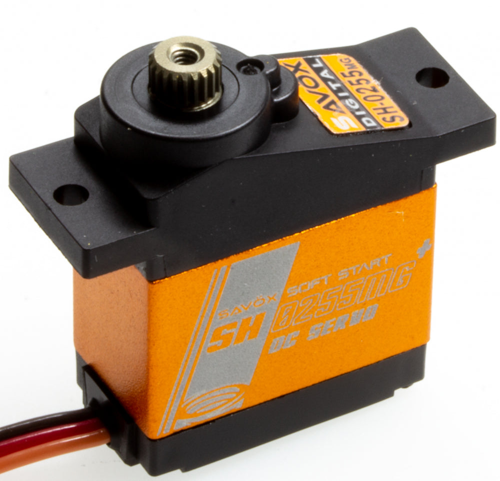 Servo Savox SH-0255MG+ Digital, 22.8x12x29.4mm, 16g, 0.13s/38Ncm bei 6V