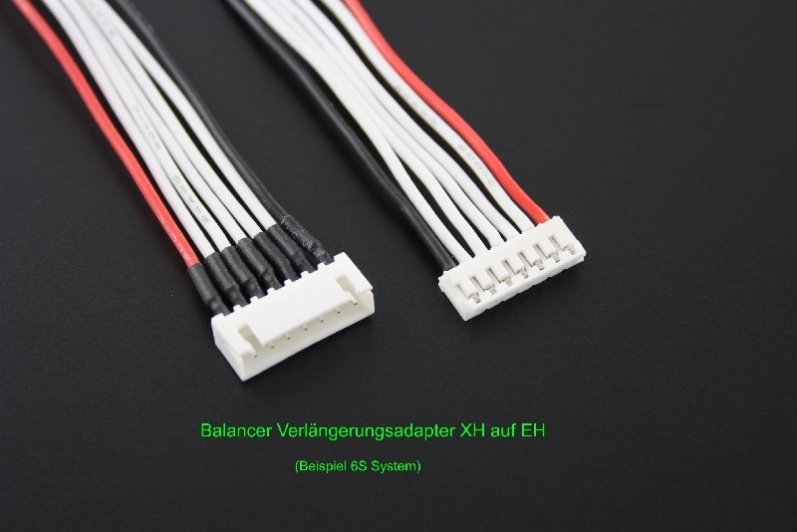 Balancerdapterkabel (Länge ca. 25cm), 5S, XH am AKKU auf EH, # SLSXHEHL5S