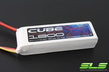 SLS LiPo Battery X-CUBE, 6S/1800mAh, 22.2V, 30C/60C, 108x34x32mm, 271g