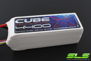 SLS LiPo Akku X-CUBE, 6S/4400mAh, 22.2V, 30C/60C, 143x43x52mm, 632g
